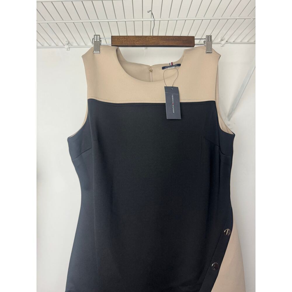 Tommy Hilfiger Colorblocked Jersey Dress Size 16 - Picture 3 of 11